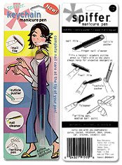Spiffer 5-in-1 Manicure Pen Nail Tool Key Chain NV1395