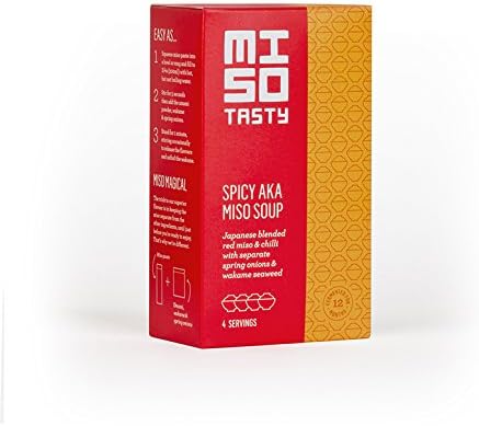 Miso Tasty - Spicy Aka Miso Soup - 4 x 20g