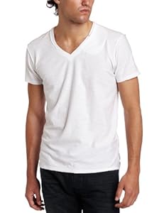 Diesel Men's Tos Reversed-Slub Jersey T-Shirt, White, X-Large