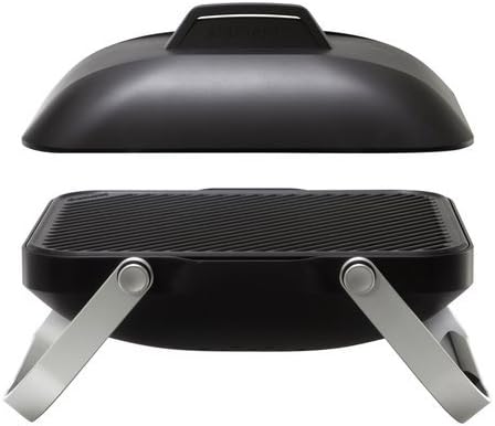 Fuego EP01AMG Element 13" Portable Gas Grill with 7500 BTU Burner and Optional Shoulder Strap,