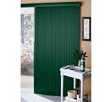 Vinyl Window Size Vertical Blinds, 54W x 63L