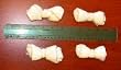 3-4" Natural Rawhide Knotted Bones - Case/100
