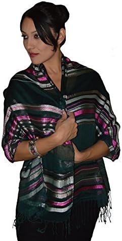 Shawls Moroccan Shoulder Shawl Head Scarf Dark Teal