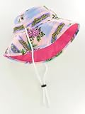 Buy : Girls Reversible UV Sun Protective Tropical Island Bucket Hats (UPF 50+)