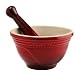 Le Creuset Stoneware Pestle & Mortar, Cerise, 0.5 Litre