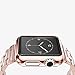 Apple Watch Case,Biaoge Super Thin PC Plated Plating Protective Bumper Case for Apple Watch 42MM (PC Case Copper Gold 42mm)