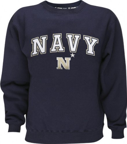 Buy Navy Midshipmen Automatic Fleece Crewneck Sweatshirt