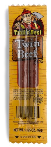 Trail's Best Beef Sticks, 2-Count Packages (Pack of 36) by Beef Jerky