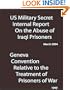 Report on the Abuse of Iraqi Prisoners / Geneva Convention