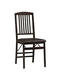Set of 2 Triena Mission Back Folding Chairs
