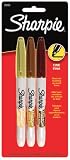 Sharpie Touch up Markers Assorted 3 pack Dark Light Medium