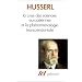 La Crise des sciences europ�ennes et la ph�nom�nologie transcendantale