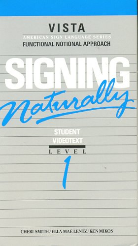 Buy Now at Amazon.com: Signing Naturally - Student Videotext: Level 1 Functional Notional Approach (American Sign Language Series)