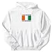 SWEATSHIRT WHITE ELEGANT FLAG \