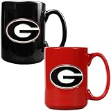 Georgia Bulldogs - NCAA 2pc Ceramic Mug Set - Primary Logo