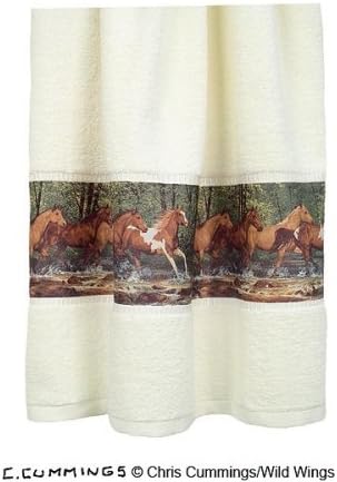 Blonder Home Accents Expressions Spring Creek Run Fingertip Towel