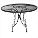 DC America WIT242 Charleston Wrought Iron Table, 42-Inch Diameter
