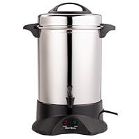 West Bend 59055 60-Cup Commercial Coffee Urn, Stainless Steel