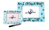 Our Name is Mud Personalized Cute or What Frame - Blue