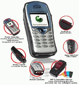 Krusell Classic Multidapt - Case ( for cellular phone ) - black
