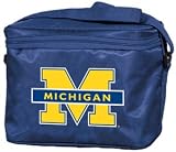 Michigan Wolverines 6-Pack Cooler/Lunch Box NCAA College Athletics Sports Team Fan Merchandise