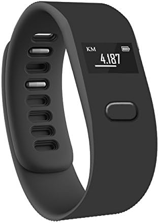 CHASE II Wireless Activity Wristband, Black, Large with smart Silent Vibration Alarm + USB Charging cable - Compatible for Android 4.3 or higher Devices