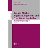 applied algebra algebraic algorithms and error correcting codes 14th international symposium aaecc 14 melbourne