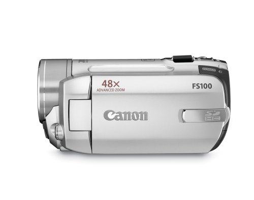 Canon FS100 Flash Memory Camcorder with 48x Advanced Zoom (Silver) image