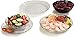 Black Petal Mist Elegant Polycarbonate 18 Ounce Bowl 6 inch - 36 per case