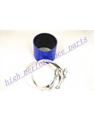 BLUE Silicone Coupler Hose 3.5" 89 Mm Turbo Supercharger Air Intake Intercooler Silicone Coupler/reducer with T-bolt Clamps