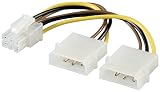 Kabel Stromadapter 2x 5,25"" > PCI Express