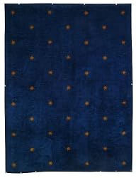Navy Stars Cuddlewrap Plus - 60 inches by 80 inches - Wearable Throw Blanket