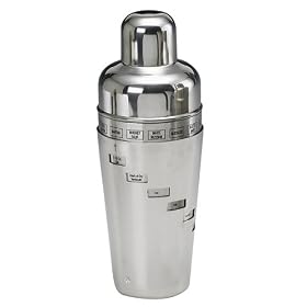 Kraftware Recipe Shaker- Polished Stainless Steel(32 oz.) by Kraftware
