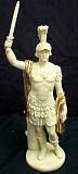 Alexander The Great Statue Sculpture Gilt Figure