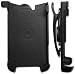 LG VX8700 Swivel Rotating Belt Clip Cell Phone Holster - Black Hard Plastic Holster Clip