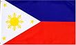 Phillippines National Country Flag - 3 foot by 5 foot Polyester (New)