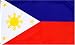 Philippines National Country Flag - 3 foot by 5 foot Polyester (New) Image