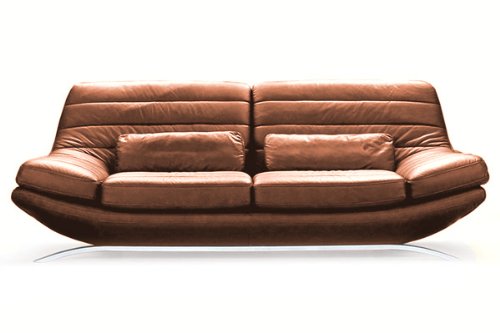 Armen Living Riviera Leather Sofa
