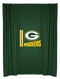 Best Quality Locker Room Shower Curtain - Green Bay Packers NFL /Color Dark Green Size 72 X 72