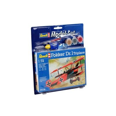 Revell Modellbausatz 64116 - Model Set Fokker Dr. 1 Triplane im Ma&Atilde;stab 1:72 Preisvergleich