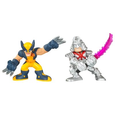  Marvel Superhero Squad Series 15 Mini 3 Inch Figure 2-Pack Wolverine and Samurai