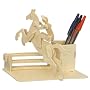 Horse-Riding Pen-Holder - Woodcraft Construction Kit