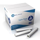 Dynarex Smooth Exam Table Paper, 18 in x 225 ft. (45cm x 68m) / Case of 12 Rolls