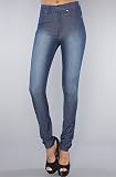 Cheap Monday The Second Skin Jean in Dark Blue Denim,Denim for Women