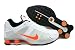 Men Nike Shox R4 FW LE White / Total Orange / Black 386154-100