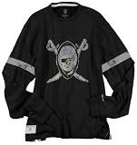 Oakland Raiders Vintage Long Sleeve Appliqu&Atilde;�&Acirc;&copy; Jersey Crew
