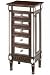 Regl Elgnc Mrrd Jewelry Armoir 39.5"hx23"w Clssc Dk Cherry