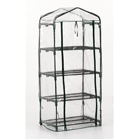 Apollo 4 Tier Mini Greenhouse Plus 2 Covers