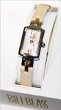BILL BLASS WOMEN'S CLASSY IVORY LEATHER MOP DIAL WATCH