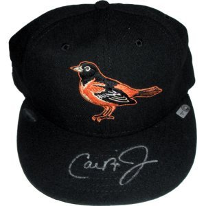 Cal Ripken, Jr. signed Baltimore Orioles Black Fitted Cap- MLB Hologram